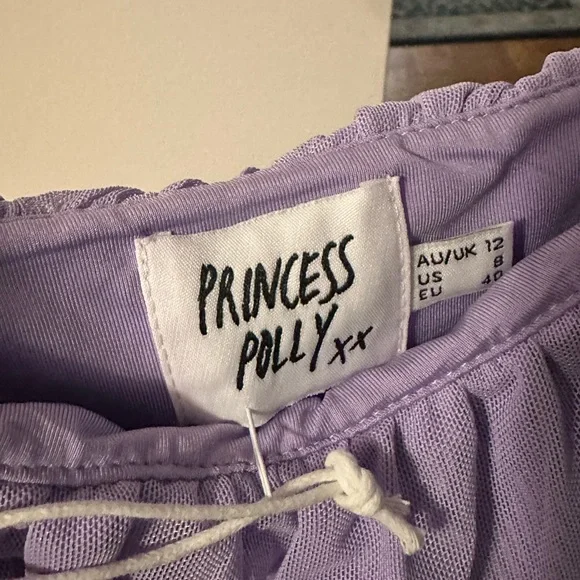 NWT Princess Polly Lilac Mini Dress - Picture 7 of 8